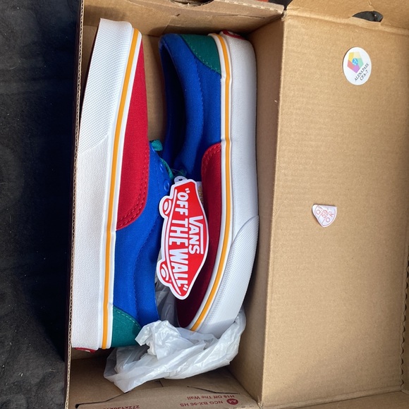 COLORFUL Kid Vans size 2.5 - Picture 13 of 15
